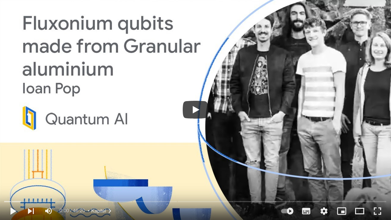Google Quantum AI on Fluxonium qubits made from Granular aluminium